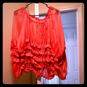 Ruffled top